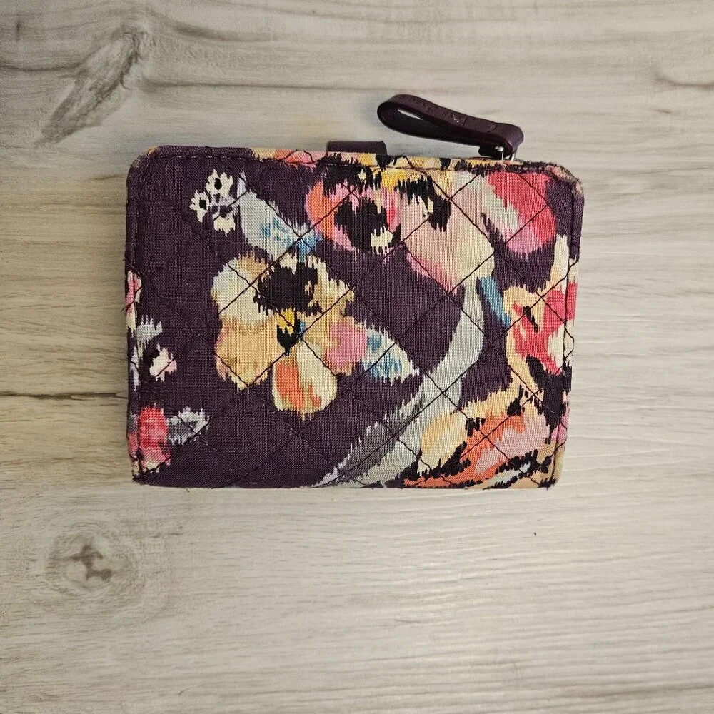 Vera Bradley Indiana Rose RFID Small Wallet - Retired - Picture 2 of 8